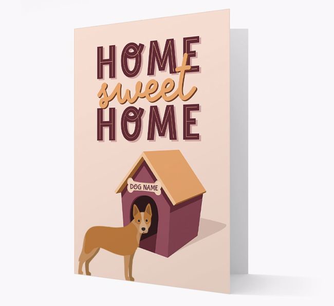 Home Sweet Home: Personalized {breedFullName} Card
